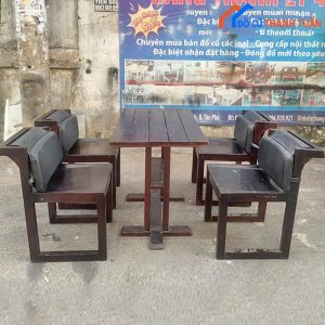 Thanh Lý Bộ Bàn Ghế Gỗ Cũ Giá Rẻ