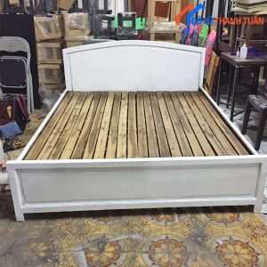 Thanh Lý Giường Gỗ Tự Nhiên 1m6 Cũ
