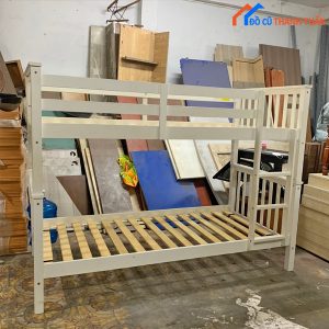Giường Gỗ 2 Tầng Cũ Bằng Gỗ