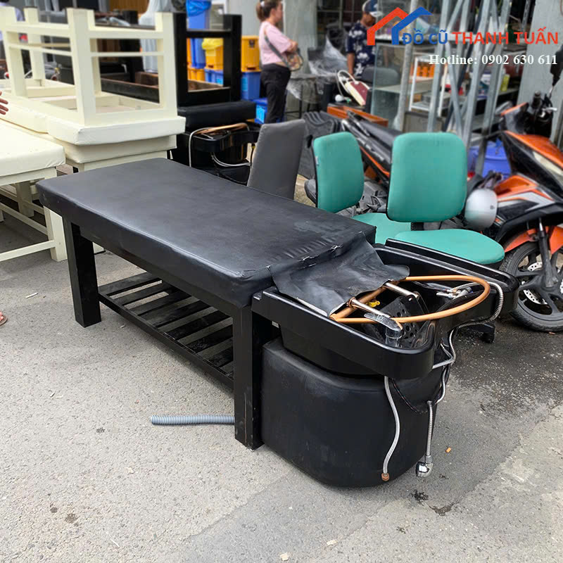 z7167358467331_6c52e88ebd82794feb58ba7b9fe944be Giường Gội Đầu Cũ Bọc Da Màu Đen Hiện Đại (Nhiều Mẫu)
