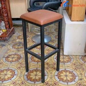 Thanh Lý Ghế Bar Chân Sắt Cũ Lót Nệm