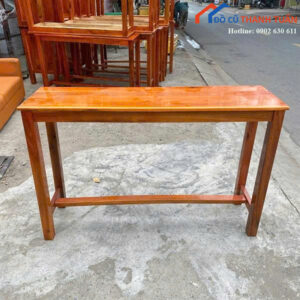 Bàn Học Sinh Cũ 1M2x35CM Khung Gỗ Chắc Chắn