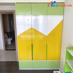 Tủ Quần Áo 3 Cánh Cũ Kèm Tủ Trên Giá Rẻ