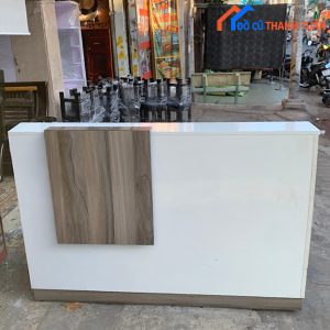 Quầy Lễ Tân 2 Màu Cũ 1M55 x 58CM Đẹp