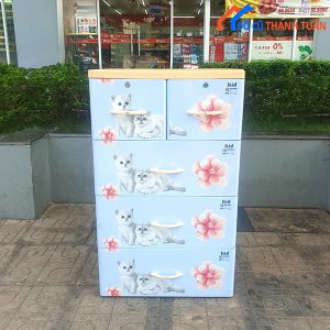 Thanh Lý Tủ Nhựa Kid 4 Tầng Qui Phúc Tồn Kho