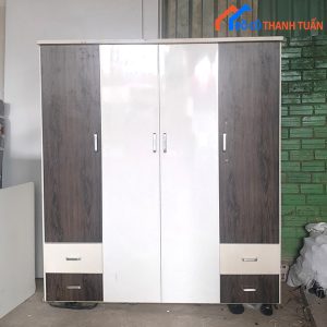 Tủ Quần Áo Nhựa 4 Cánh Cũ Giá Rẻ