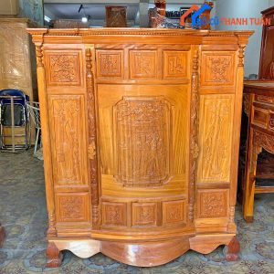 Tủ Thờ Gỗ Căm Xe Tồn Kho Mới 99%