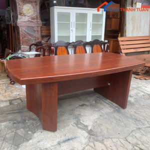 Bàn Họp Gỗ 1MX2M Nâu Cũ