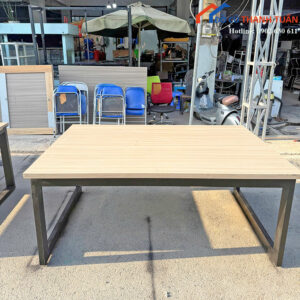 Bàn Họp Cũ 1M2 Mặt Vân Gỗ Chân Sắt (Nhiều Mẫu)