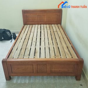 Giường Gỗ Cũ 1M2x2M Giá Rẻ