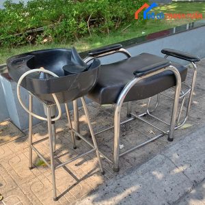 Giường Gội Đầu Cũ Màu Đen Giá Rẻ