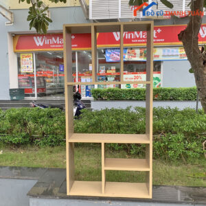 Kệ Sách Gỗ Đứng Nhiều Ngăn Cũ