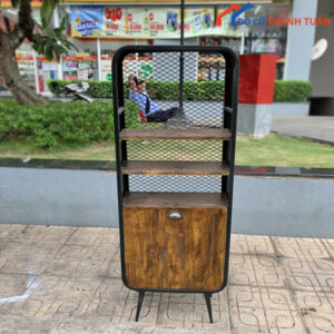 Tủ Kệ Sách 3 Tầng Cũ Đơn Giản