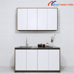 Thanh Lý Bộ Tủ Bếp Trên Dưới Sang Trọng Mới 99%