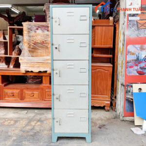Tủ Locker Kệ Sắt 5 Ngăn Cũ Giá Rẻ