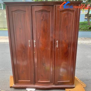 Tủ Quần Áo 3 Cánh Gỗ Hương Cũ 1m45 x 2m