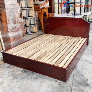 Thanh Lý Giường Gỗ Tự Nhiên 1m6 Mới 99%