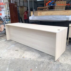 Bàn Họp Gỗ Cũ Dài Màu Be Giá Rẻ