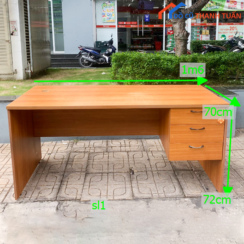 ban-lam-viec-cu-2 Bàn Làm Việc Cũ 1M6x70CM Giá Rẻ