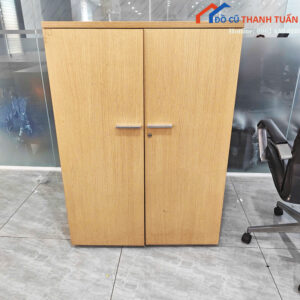 Tủ Hồ Sơ Cũ 1M2x80CM Thiết Kế 2 Cánh Vân Gỗ
