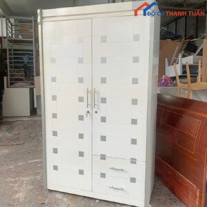 Tủ Quần Áo Gỗ Cũ 1M2 x 2M Giá Rẻ
