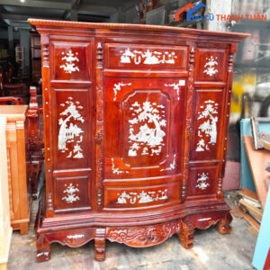 Thanh Lý Tủ Thờ 6 Chân Cẩm Xà Cừ