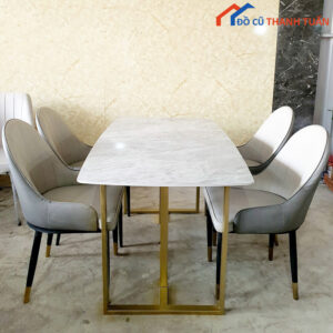 Thanh Lý 10+ Mẫu Bộ Bàn Ăn Mặt Đá Ceramic Cũ