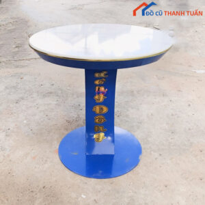 Bàn Cafe Cũ Chân Sắt Mẫu Đẹp Giá Rẻ