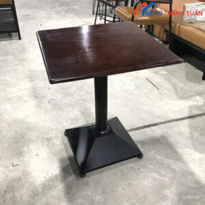 Thanh Lý Bàn Cafe Mặt Gỗ Cao Su Mới 99%