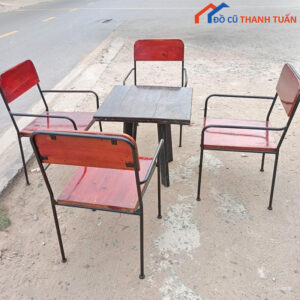 Combo Bàn Ghế Cafe Ngoài Trời Cũ Giá Rẻ