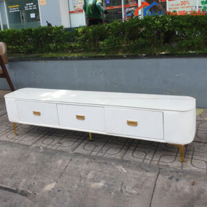 Kệ Tủ Tivi Cũ 40CMx1M6 Màu Trắng Sang Trọng