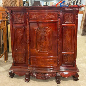 Thanh Lý Tủ Thờ Gỗ Tràm 1M47 Cổ Điển Mới 99%