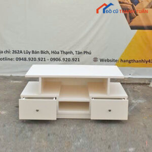 Kệ Tivi Nhựa Cao Cấp Mini Màu Trắng Cũ