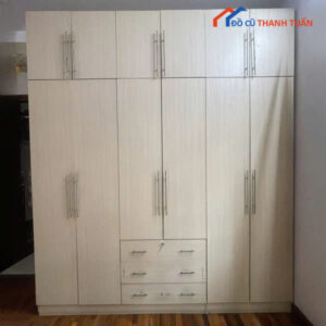 Tủ Quần Áo Gỗ 2M4 6 Cánh Cũ Giá Rẻ