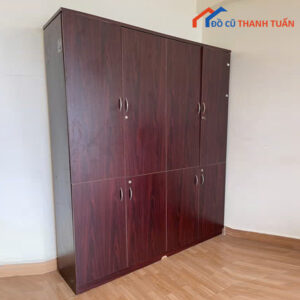 Tủ Quần Áo Nâu 8 Cánh Nhỏ Cũ Giá Rẻ
