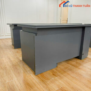 Bàn Làm Việc Xám Cũ 1m4 Thiết Kế Hiện Đại