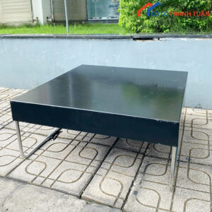 Bàn Sofa Mặt Vuông 80CM Cũ Chân Inox Bền Bỉ