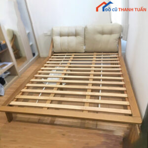 Giường Gỗ Sồi Amando Padova 1M6 Cũ Hiện Đại