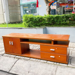 Kệ Tủ Tivi Thấp Gỗ Tự Nhiên Hiện Đại 1M6 Cũ