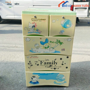 Tủ Nhựa Yoyo 1M 5 Ngăn Cũ Giá Rẻ