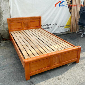 Giường Gỗ Xoan Đào 1M2 Cũ Giá Rẻ