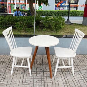 Bộ Bàn Ghế Cafe Cũ Phong Cách Thanh Lịch Giá Rẻ