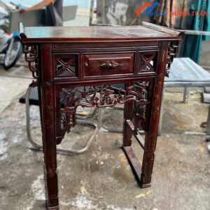 Bàn Thờ Gia Tiên Gỗ Tự Nhiên Truyền Thống Cũ