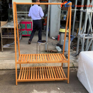 Kệ Gỗ Treo Đồ 2 Tầng Cũ Giá Rẻ