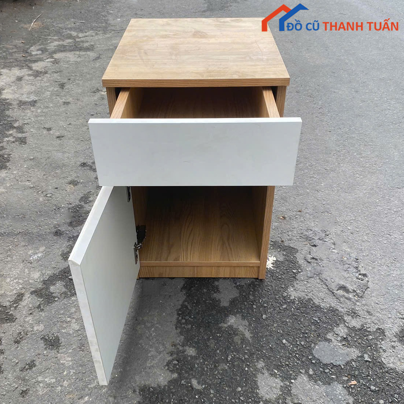tu-ho-so-cu-441 Tủ Cabin 2 Ngăn Trắng Hiện Đại Cũ