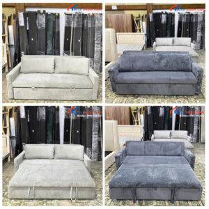 Sofa Bed Bọc Nhung Cao Cấp Mới 99% (Nhiều Mẫu)