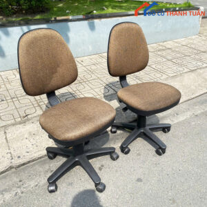 Ghế Văn Phòng Đơn Giản Bọc Vải Cũ Giá Rẻ