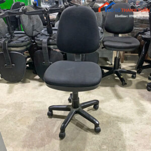 Ghế Văn Phòng Cũ Bọc Vải Chân Xoay Linh Hoạt