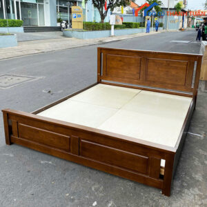 Giường Ngủ 1M6x2M Gỗ Tự Nhiên Cũ Giá Rẻ