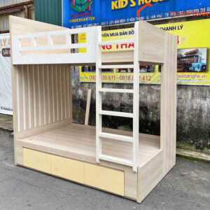 Giường Ngủ Gỗ 2 Tầng Hiện Đại Cũ